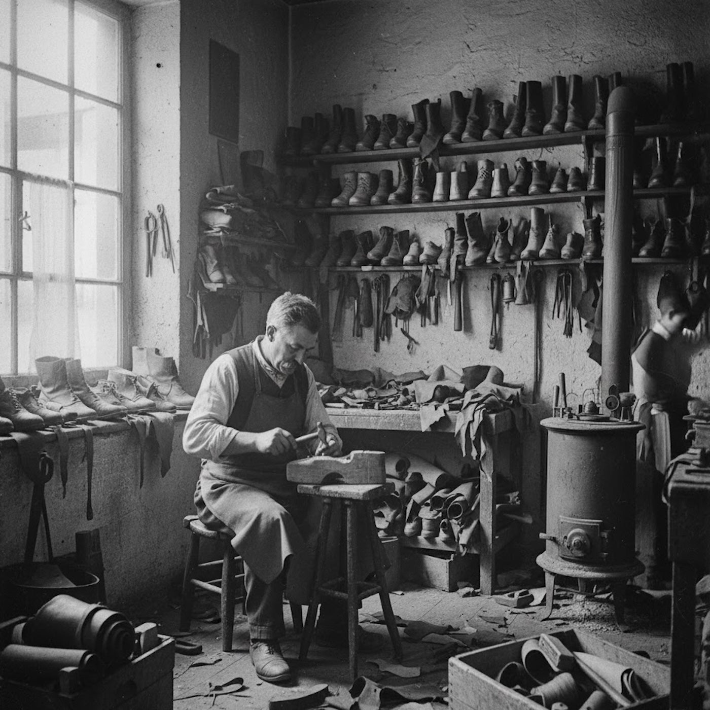 Italian craftsmanship details on Barracuda sneakers