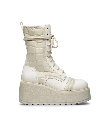 Combat boot in nappa leather